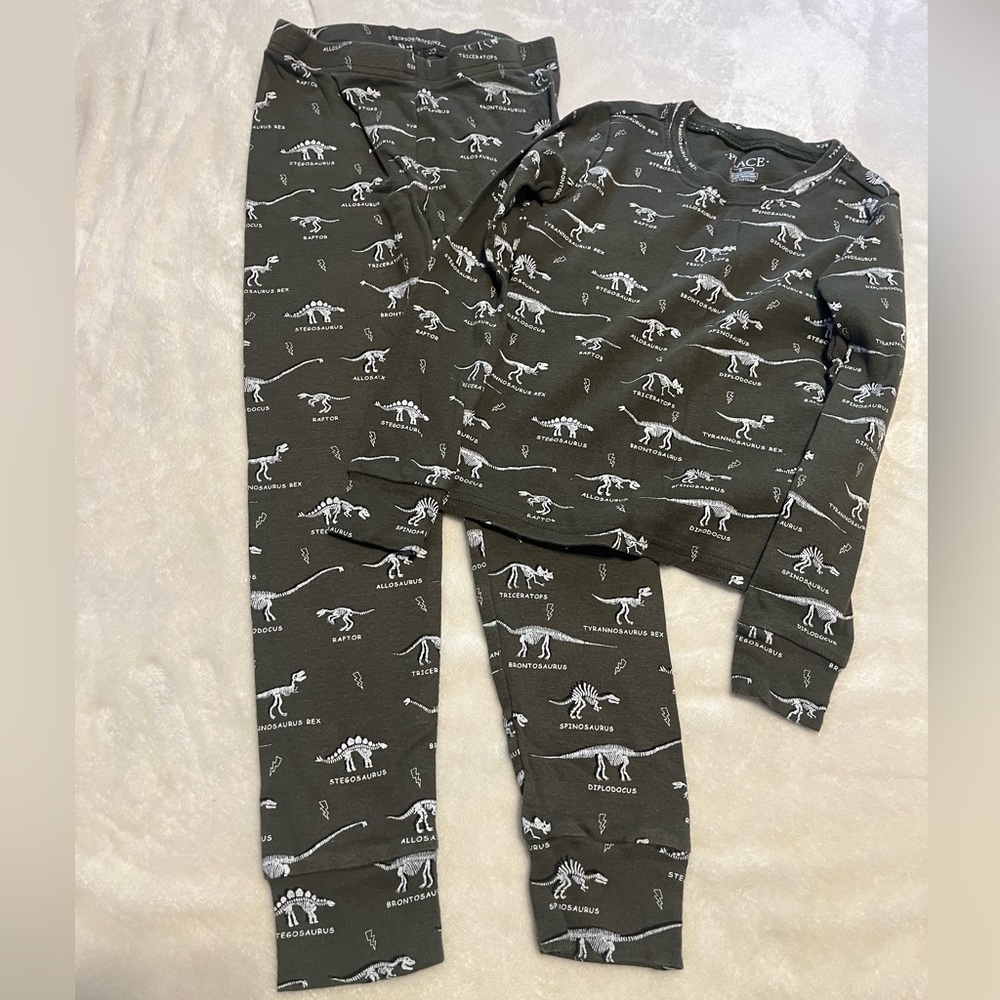 Dinosaur pajama set size 6
